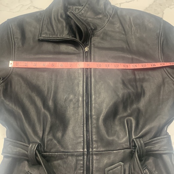 Women’s JLC Vintage Classic Black All Leather Jacket Size S‎ - Picture 11 of 16